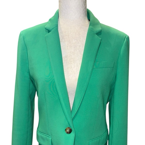J. Crew Regent Green 4 Season Stretch Ponte Knit Blazer - 6 - Picture 4 of 13